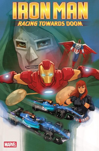 Iron man racing towards - racing, doom