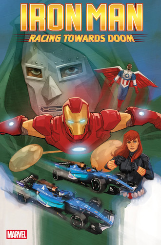 Iron man racing towards doom - racing,